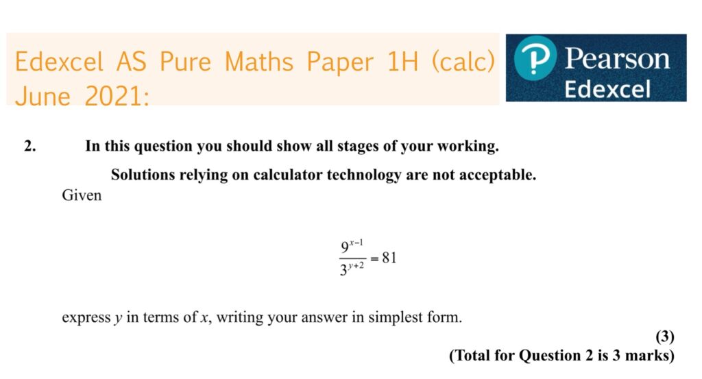 AS Maths Surds and Indices