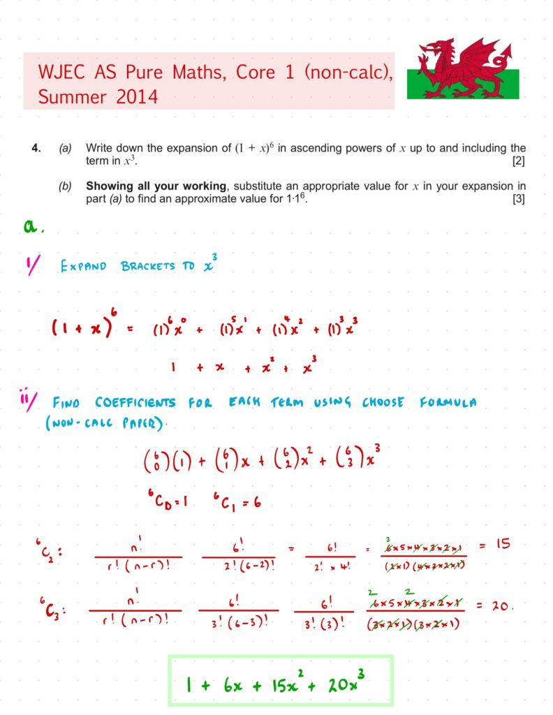 Binomial expansion